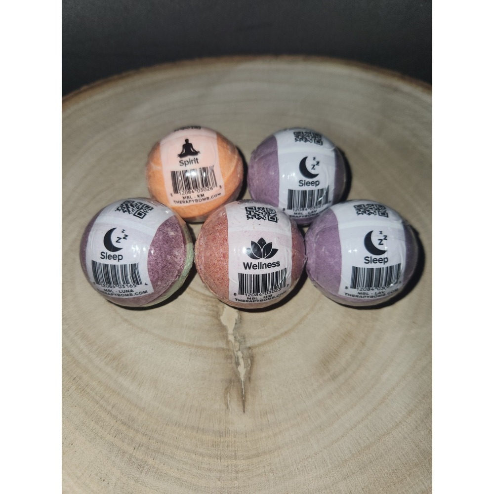 Cosset Therapeutic Aromatherapy Bath Marbles/Bombs X5~Variety‎ Sleep Spirit Well